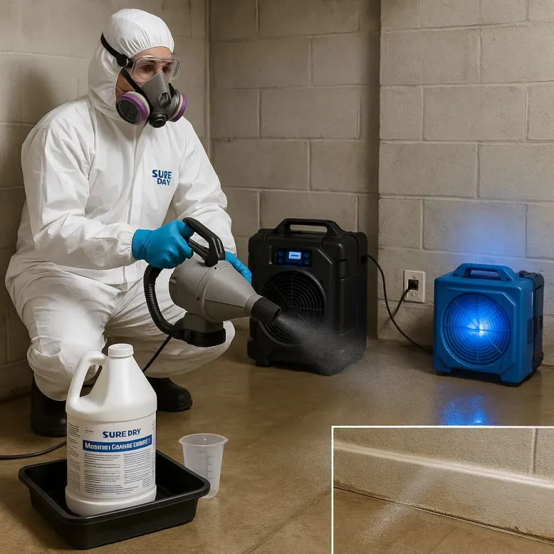 Sanitization and Odor Removal process in Willow Springs, IL