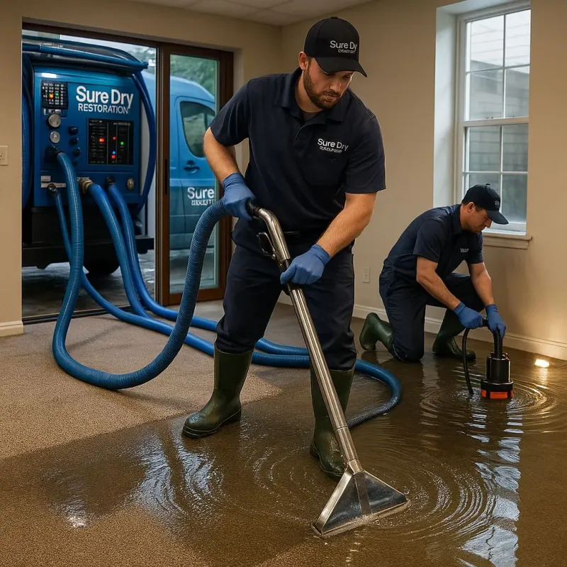 Water Extraction and Removal process in Willow Springs, IL